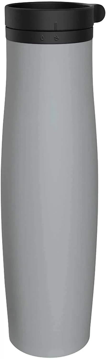 CamelBak Beck Water Bottle - Vacuum Insulated Stainless Steel - 20oz, Black | Leak-Proof, Keeps Drinks Cold — Stone / 20.3 Ounces