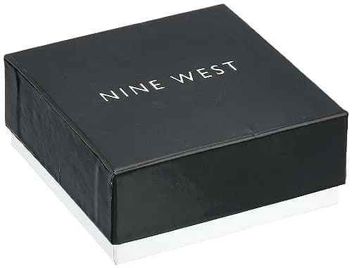 Nine West Women's Necklace and Earring Set — Silver Tone Jewelry with Blue & Crystal Accents, 17-inch Adjustable Chain thumbnail 5