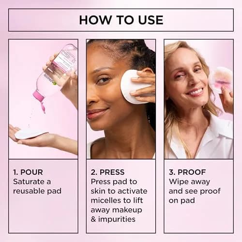 Garnier Hydrating Micellar Cleansing Water & Makeup Remover 800mL (2 x 400mL) | Gentle & Vegan Formula for Sensitive Skin thumbnail 7
