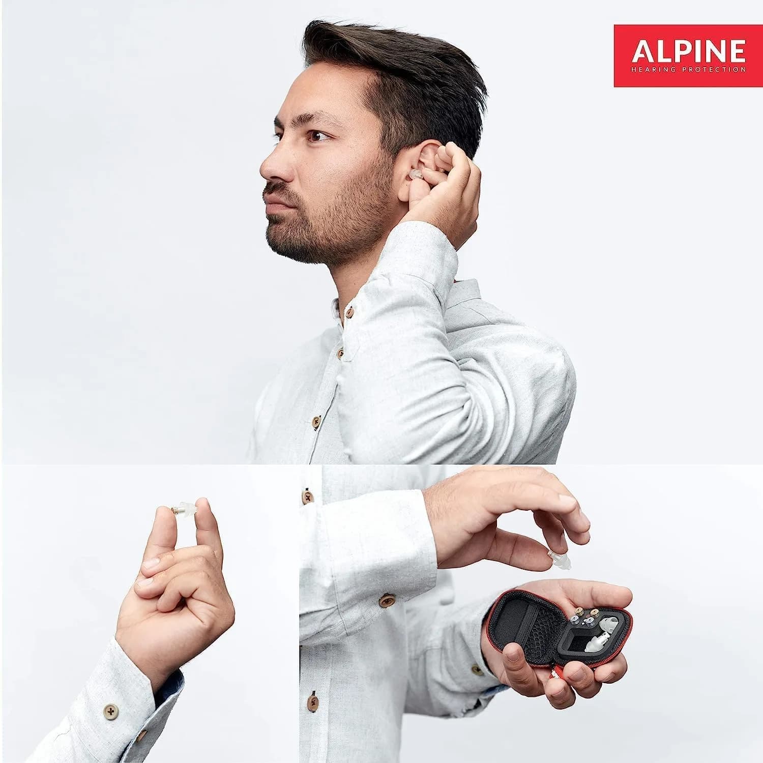 Alpine MusicSafe Pro Earplugs (2 Pairs, Black) | 3 Interchangeable Filters: 16, 19 & 22 dB - view 6