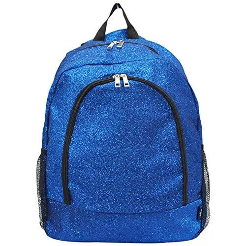 NGIL Canvas School Backpack (Glitter-Royal) | Water-Resistant Kids Backpack with Glitter Finish thumbnail 7