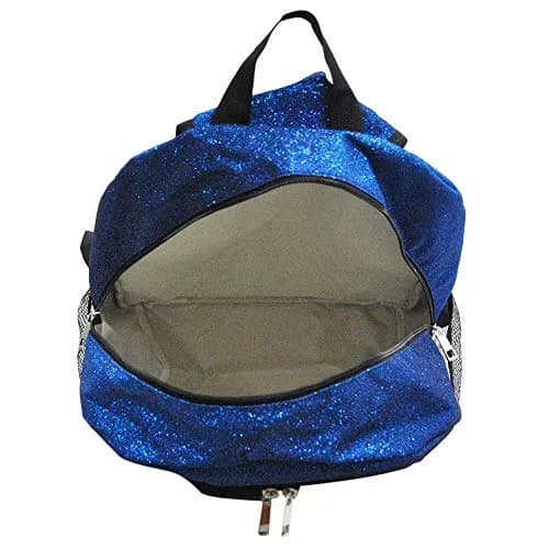 NGIL Canvas School Backpack (Glitter-Royal) | Water-Resistant Kids Backpack with Glitter Finish thumbnail 3