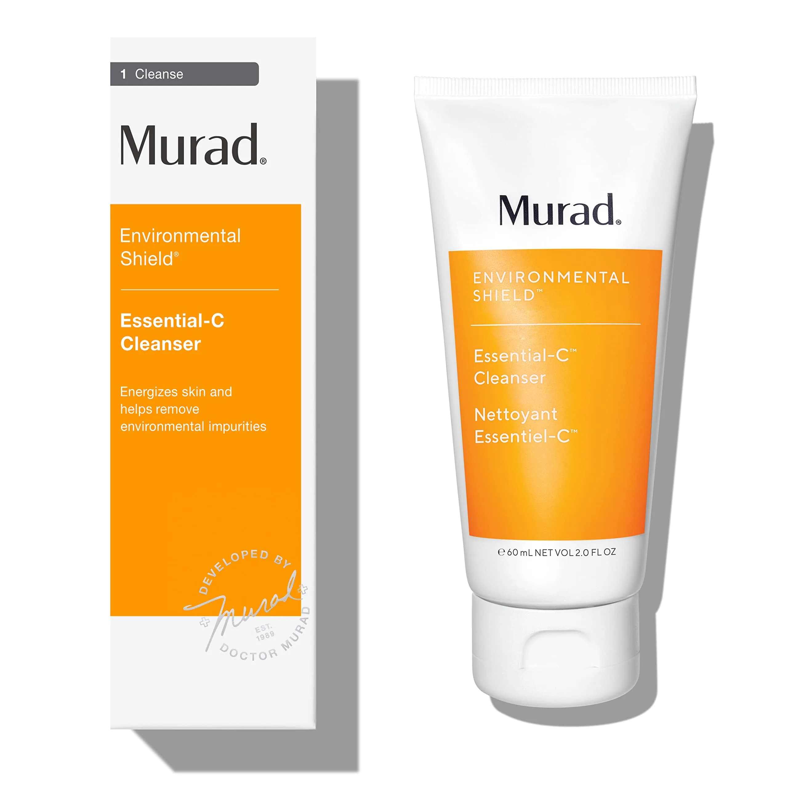 Murad Essential-C Facial Cleanser 60ml (2 Fl Oz) | Vitamin C Antioxidant Face Wash