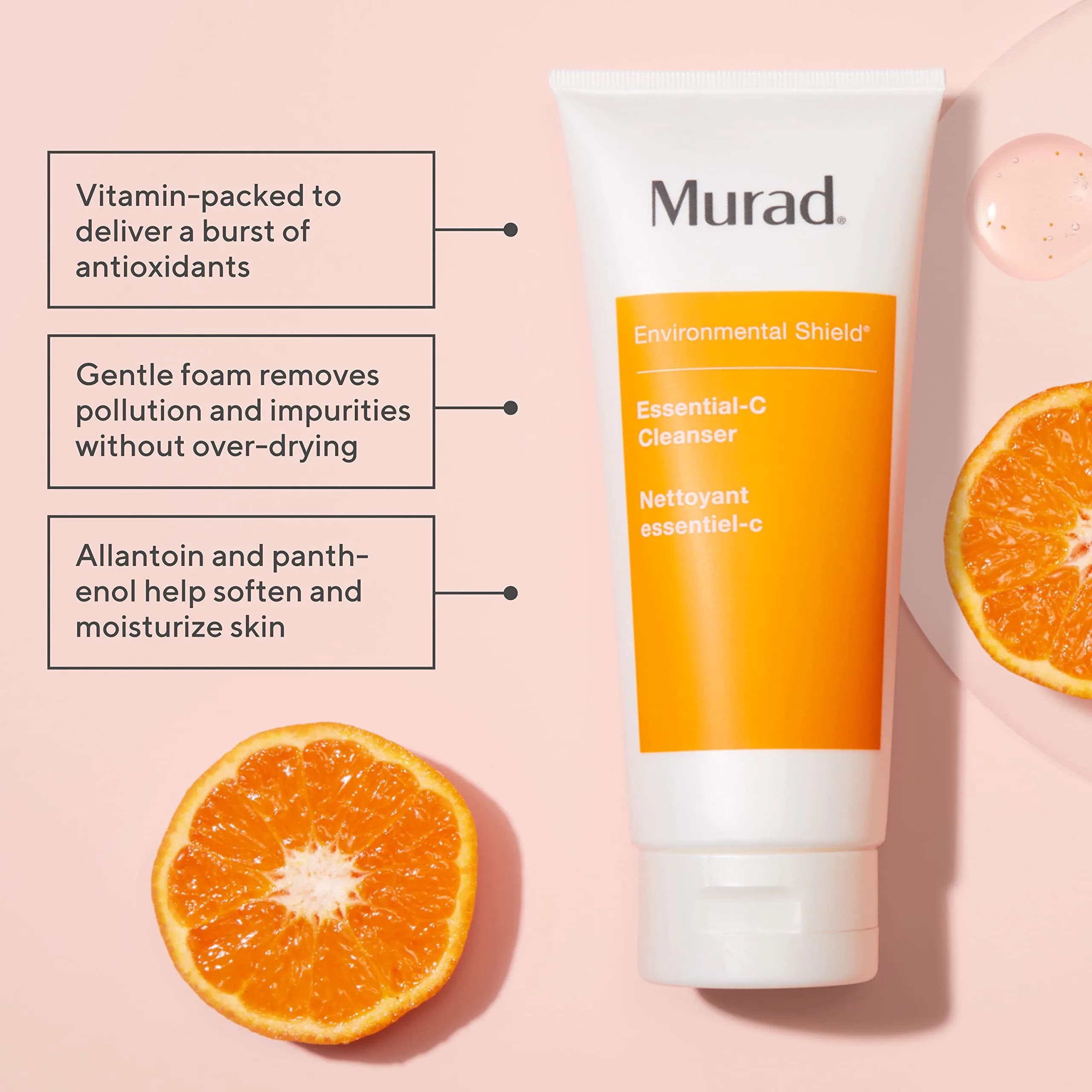 Murad Essential-C Facial Cleanser 60ml (2 Fl Oz) | Vitamin C Antioxidant Face Wash - view 2