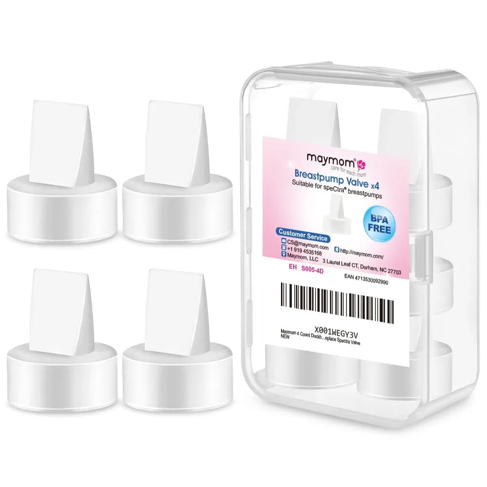 Maymom Duckbill Valves for Spectra Pumps - White, 4 Valves - main product image
