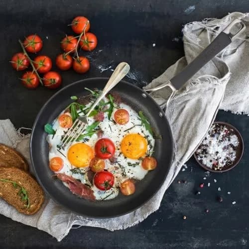 Circulon Radiance 12 Inch Deep Anodized Nonstick Frying Pan with Lid | Oven Safe to 400°F thumbnail 7