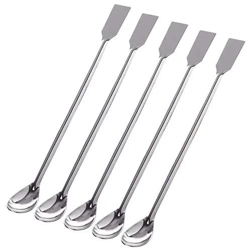 Art Secret 15 Pack Stainless Steel Micro Scoops 22cm Lab Sampling Spoons | Durable, Corrosion-Resistant Lab Utensils thumbnail 6