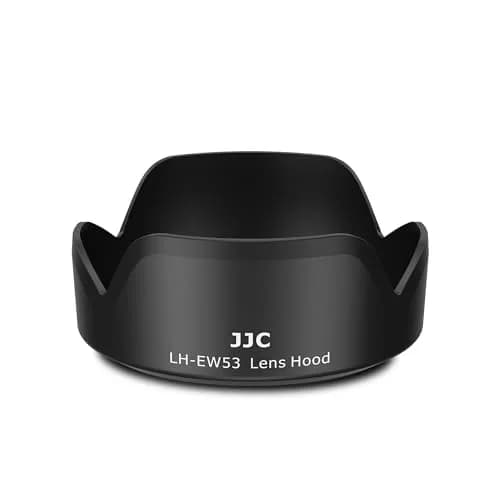 JJC Lens Hood Shade for Canon EF-M 15-45mm f/3.5-6.3 IS STM & RF-S 18-45mm f/4.5-6.3 IS STM Lenses | 49mm Filter & Cap Compatible thumbnail 1