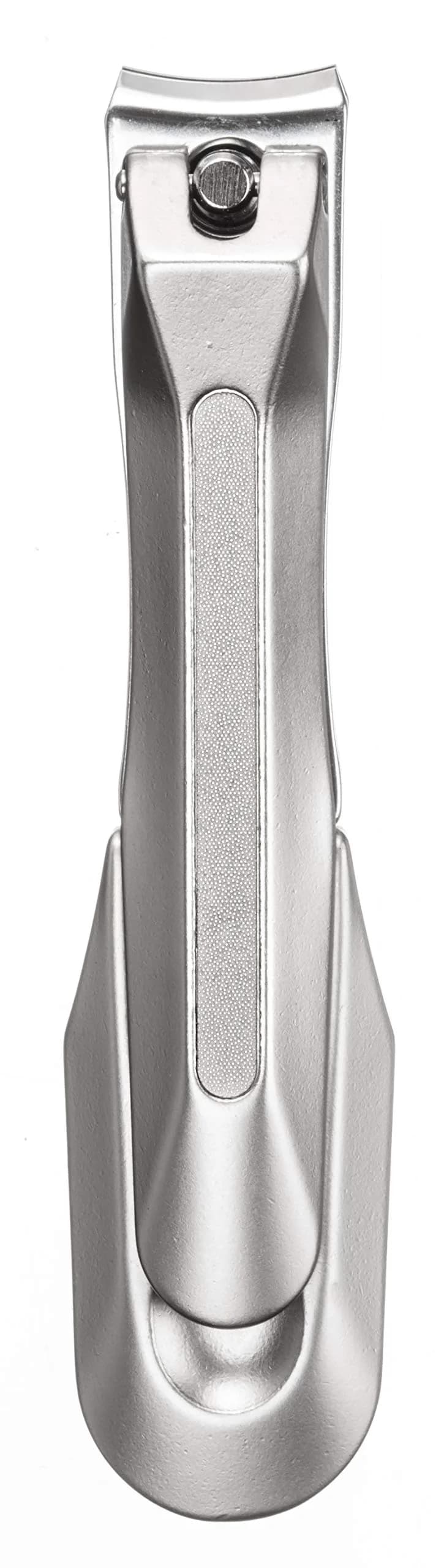 匠の技 Green Bell Takumi No Waza Stainless Steel Nail Clipper (G-1205) Built-in Nail File Made in Japan | Ergonomic, Sharp & Durable — Silver