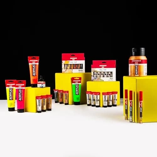 Amsterdam Standard Series Acrylic Paint 20ml Pearl Yellow | Professional Grade, Lightfastness +++ thumbnail 3