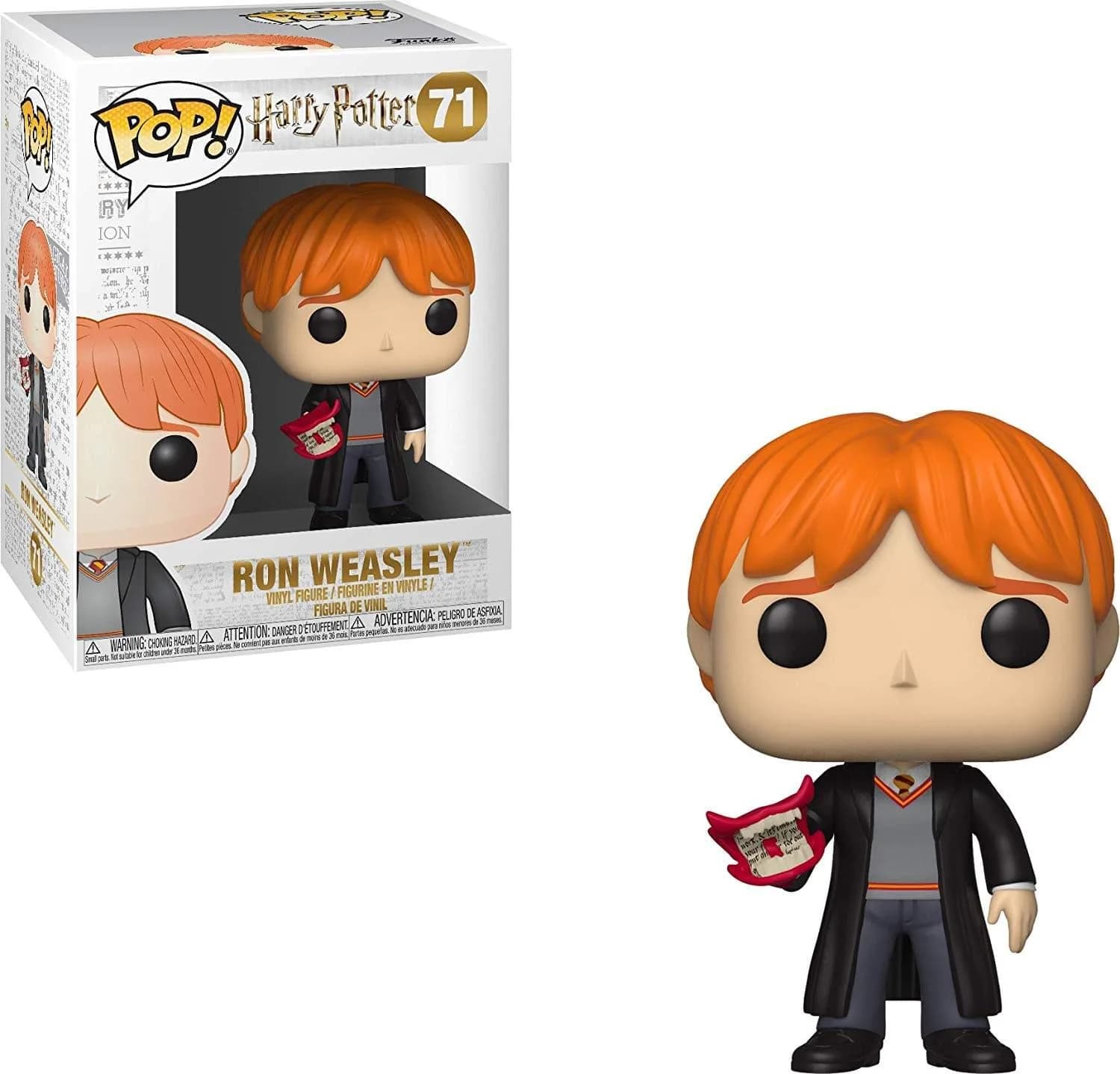 Funko Pop! Harry Potter Ron with Howler | 3.75-inch Vinyl Collectible — Multicolor