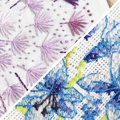 DMC Etoile Floss Collector's Tin (35 Colors, 8.7yd/skein) | Shimmering Cotton Embroidery Thread for Crafts thumbnail 7