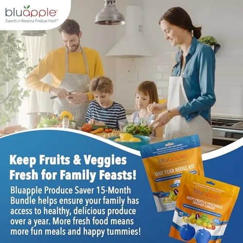 BluApple Produce Saver Ethylene Gas Absorber 2 Pack | Extends Freshness 3 Months Each thumbnail 5