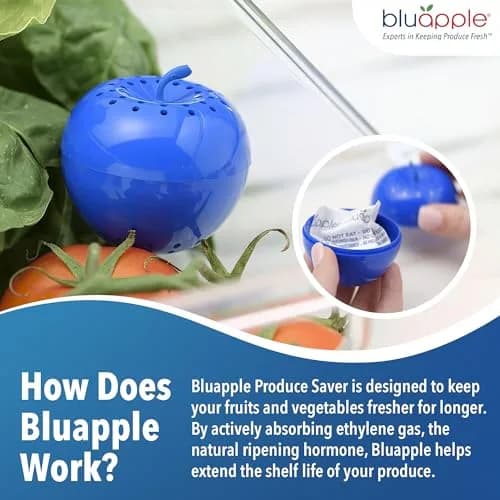 BluApple Produce Saver Ethylene Gas Absorber 2 Pack | Extends Freshness 3 Months Each thumbnail 3