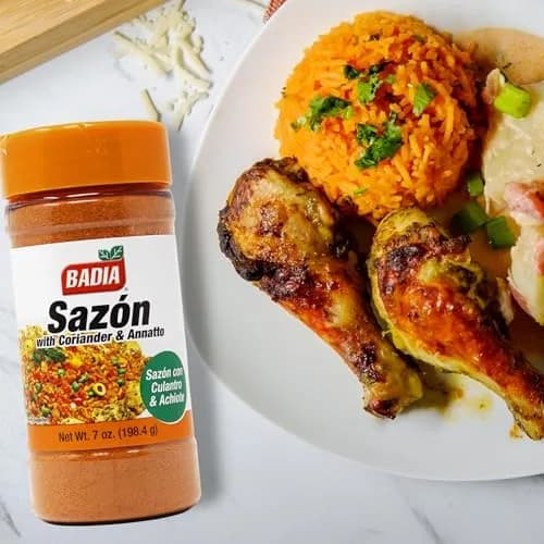 Badia Sazon with Coriander & Annatto 7 oz | Latin Seasoning Blend for Authentic Flavor thumbnail 4