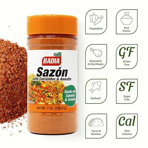 Badia Sazon with Coriander & Annatto 7 oz | Latin Seasoning Blend for Authentic Flavor thumbnail 2