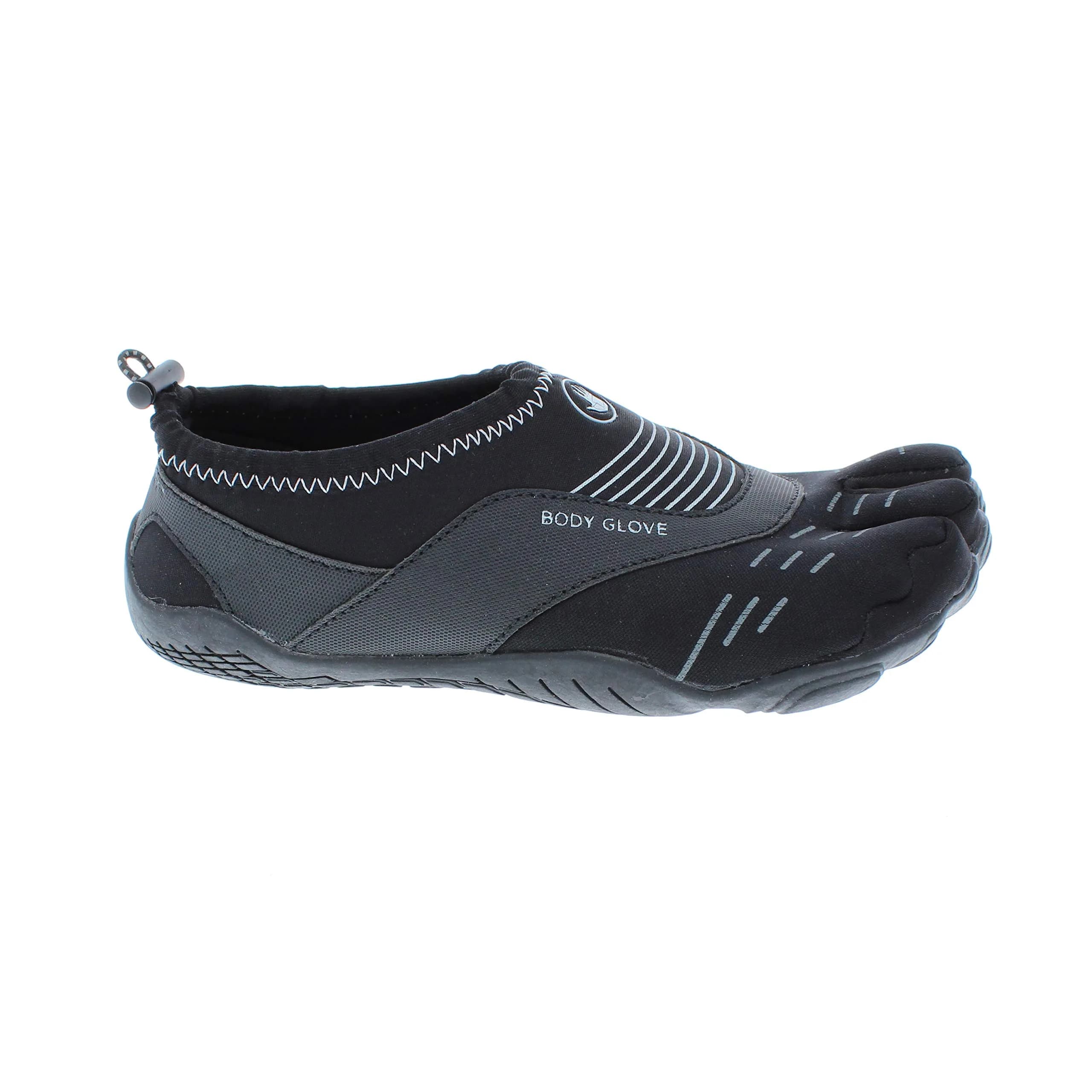 Body Glove 3T Barefoot Cinch Water Shoe, Black/Black, 8 | Minimalist barefoot feel for water activities