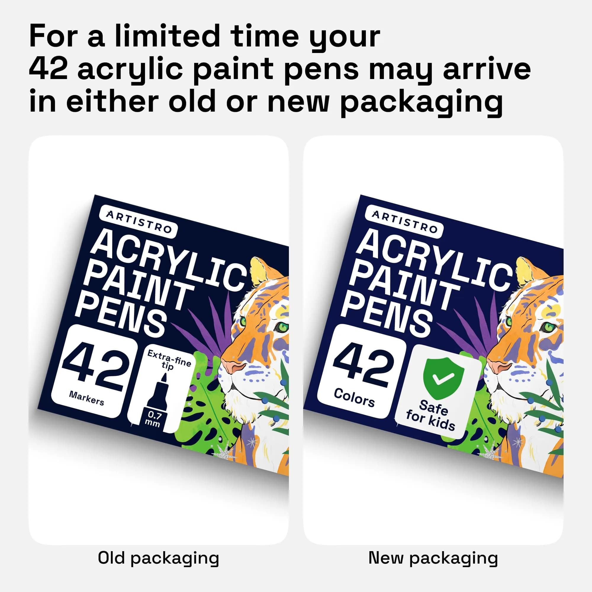 ARTISTRO 42 Acrylic Extra-Fine Glass Marker Pens for Wine Glasses | Vibrant Multicolor Paint Pens for Parties & Events - view 7
