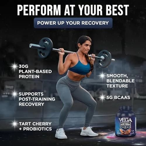 Vega Protein + Recovery Mocha 4 Pound (Pack of 1) | NSF Certified Plant-Based Protein thumbnail 3