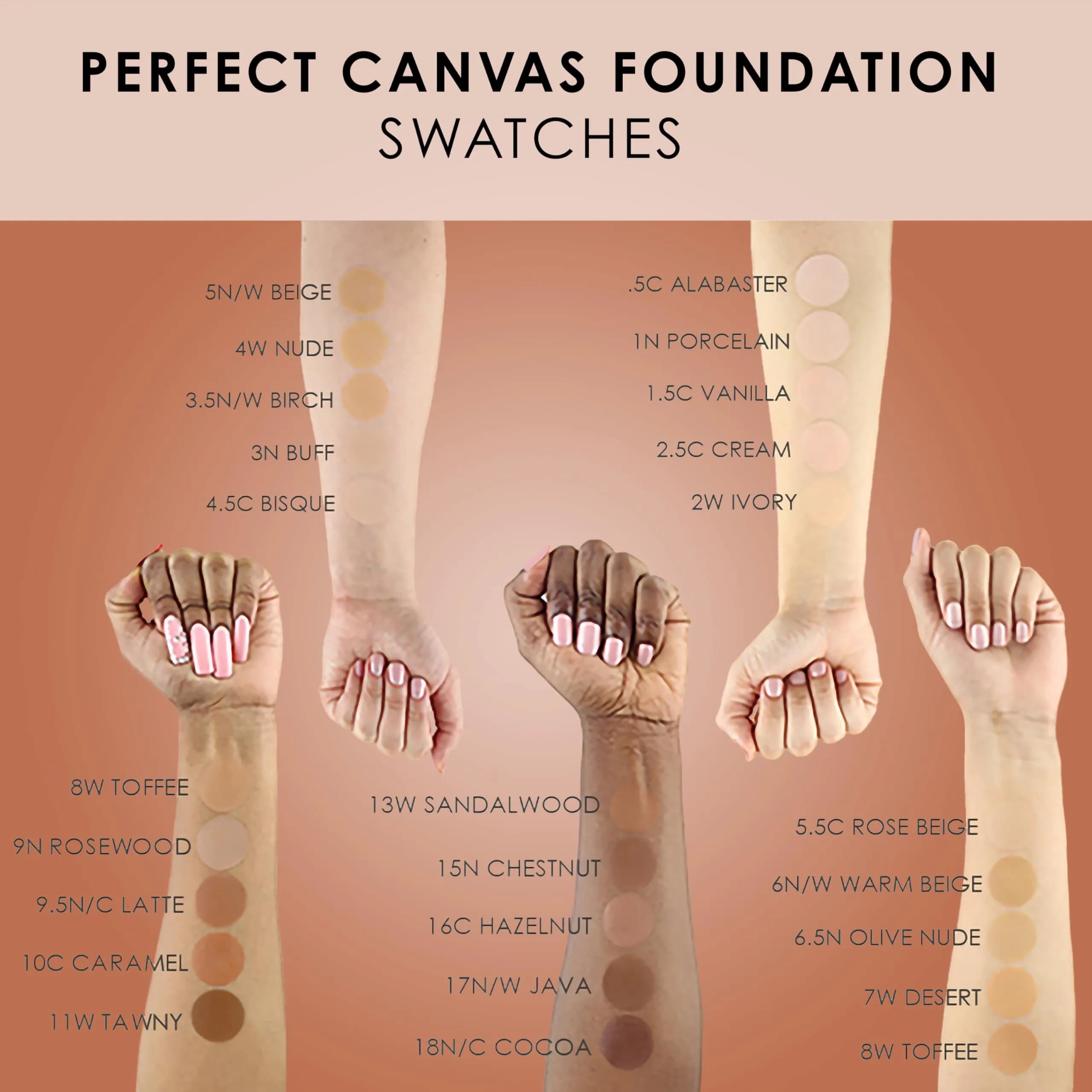 TEMPTU Perfect Canvas Airbrush Foundation 2.5C Cream 12.15ml (0.41 Fl Oz) | Hydrating, Long-Wear, Semi-Matte Finish - view 3