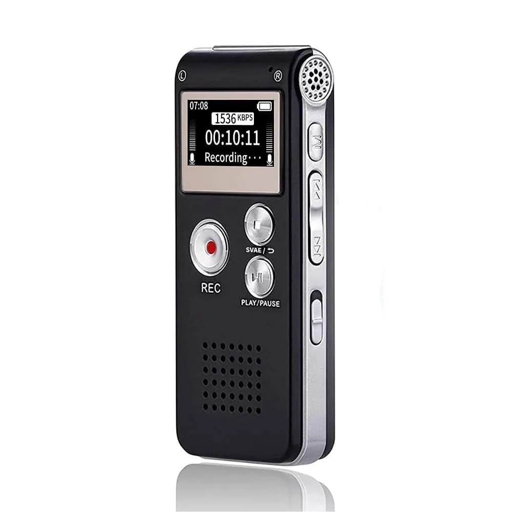 Sunlan Digital Voice Recorder 16GB | Clear Audio & Long Battery (70-120c)