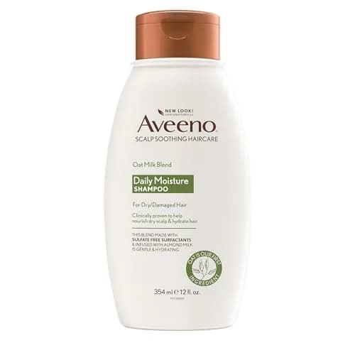 Aveeno Oat Milk Blend Moisturizing Shampoo for Dry Damaged Hair 354ml (12 fl oz) | Hydrates and Nourishes thumbnail 1
