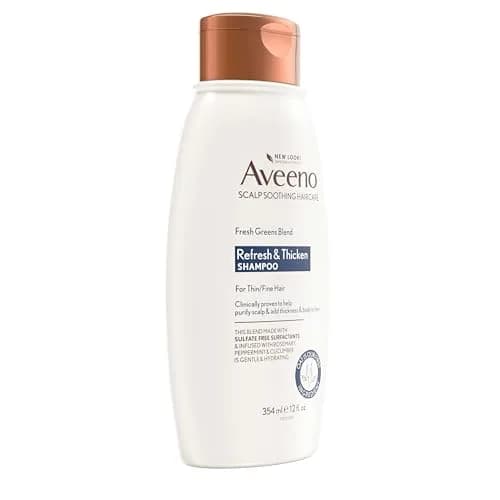 Aveeno Fresh Greens Blend Natural Volumizing Shampoo 354ml (12 fl oz) | Clarifies Scalp & Adds Body thumbnail 6
