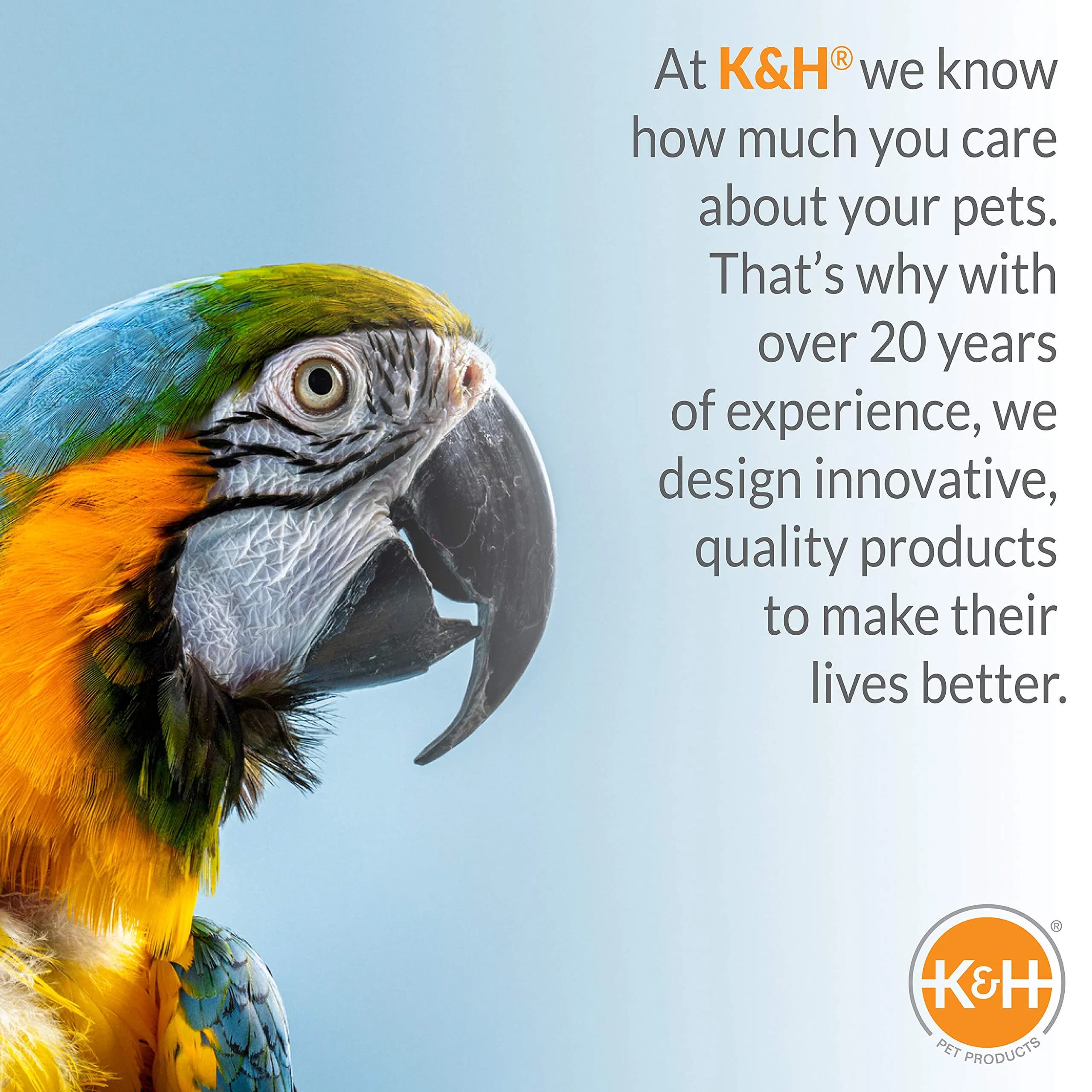 K&H Pet Products Snuggle-Up Bird Warmer 5x3in (12.7x7.6cm) | Low Voltage Bird Cage Heater for Small Birds - view 7