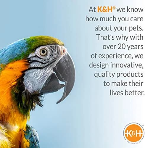 K&H Pet Products Snuggle-Up Bird Warmer 5x3in (12.7x7.6cm) | Low Voltage Bird Cage Heater for Small Birds thumbnail 7