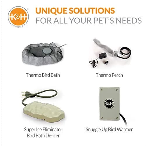 K&H Pet Products Snuggle-Up Bird Warmer 5x3in (12.7x7.6cm) | Low Voltage Bird Cage Heater for Small Birds thumbnail 8