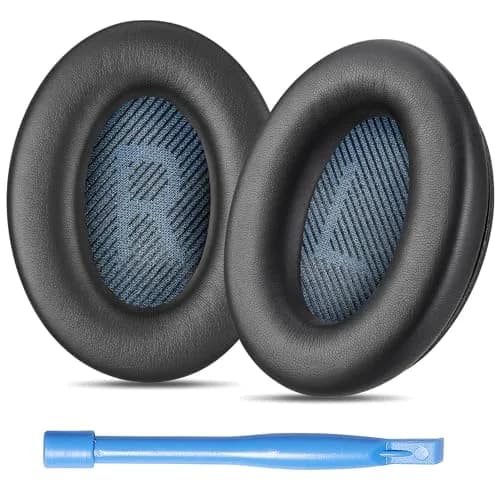 AHG AE2 ae 2 Ear Pads Compatible with Bose SoundLink ae2 Headphones - Black | Premium Protein Leather & High-Density Foam thumbnail 1