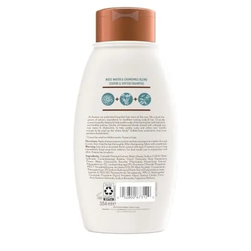 Aveeno Rose Water & Chamomile Shampoo for Dry Hair 12 fl oz | Hydrating, Gentle & Sulfate-Free thumbnail 9