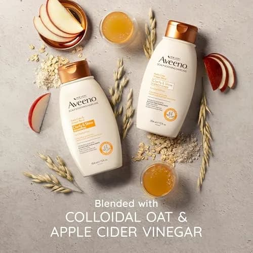 Aveeno Apple Cider Vinegar Clarifying Shampoo 355ml (12 fl oz) | Shine Enhancing for Oily Hair thumbnail 5