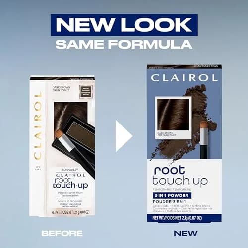 Clairol Root Touch-Up Powder Black | 0.07 oz (Pack of 3) | Ammonia-Free Gray Coverage Stick - view 2