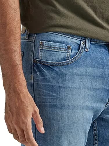 Wrangler Authentics Men's Relaxed Fit Boot Cut Jean, Riptide, 36W x 34L | Durable Cotton Comfort thumbnail 2
