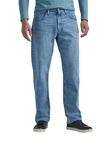 Wrangler Authentics Men's Classic 5-Pocket Relaxed Fit Flex Jean 40W x 36L | Heavyweight Cotton Denim thumbnail 1