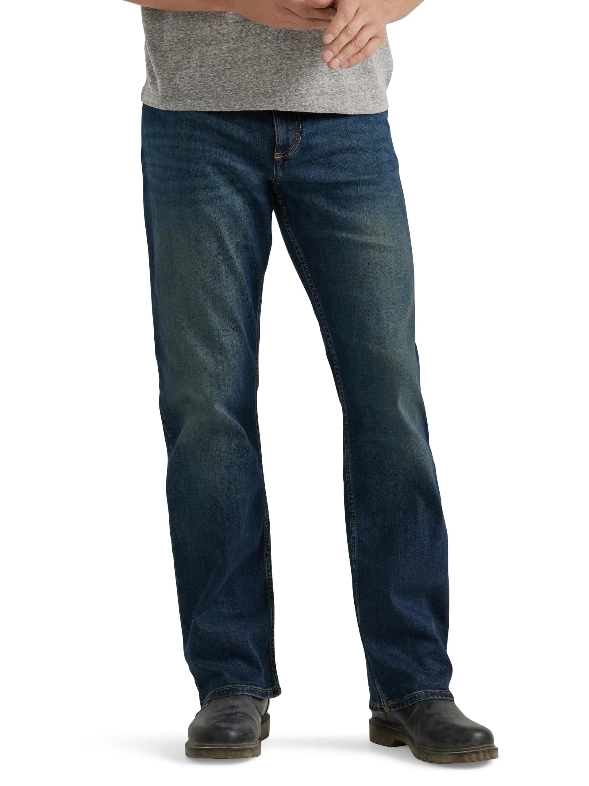 Wrangler Relaxed Fit Boot Cut Jeans, Dirt Road, 33W x 32L | Durable 100% Cotton Denim - main product image