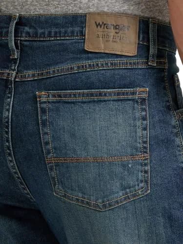 Wrangler Relaxed Fit Boot Cut Jeans, Dirt Road, 33W x 32L | Durable 100% Cotton Denim thumbnail 5