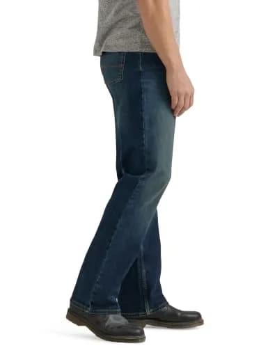 Wrangler Relaxed Fit Boot Cut Jeans, Dirt Road, 33W x 32L | Durable 100% Cotton Denim thumbnail 2