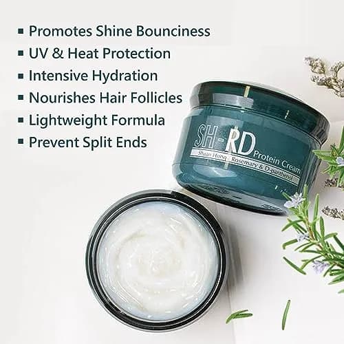 SH-RD Protein Cream Leave-In Conditioner 10ml (0.34 Fl Oz) | Repairs Damaged Hair & Split Ends thumbnail 2