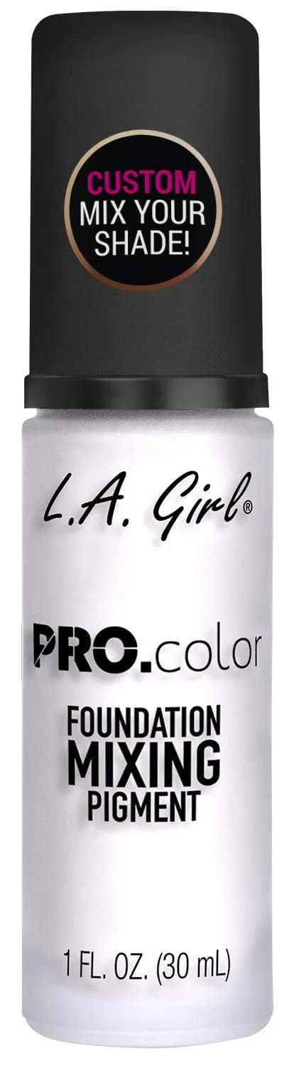 L.A. Girl PRO.color White Mixing Pigment Foundation 118ml (4 Fl Oz) | Custom Shade Match for All Skin Tones - main product image
