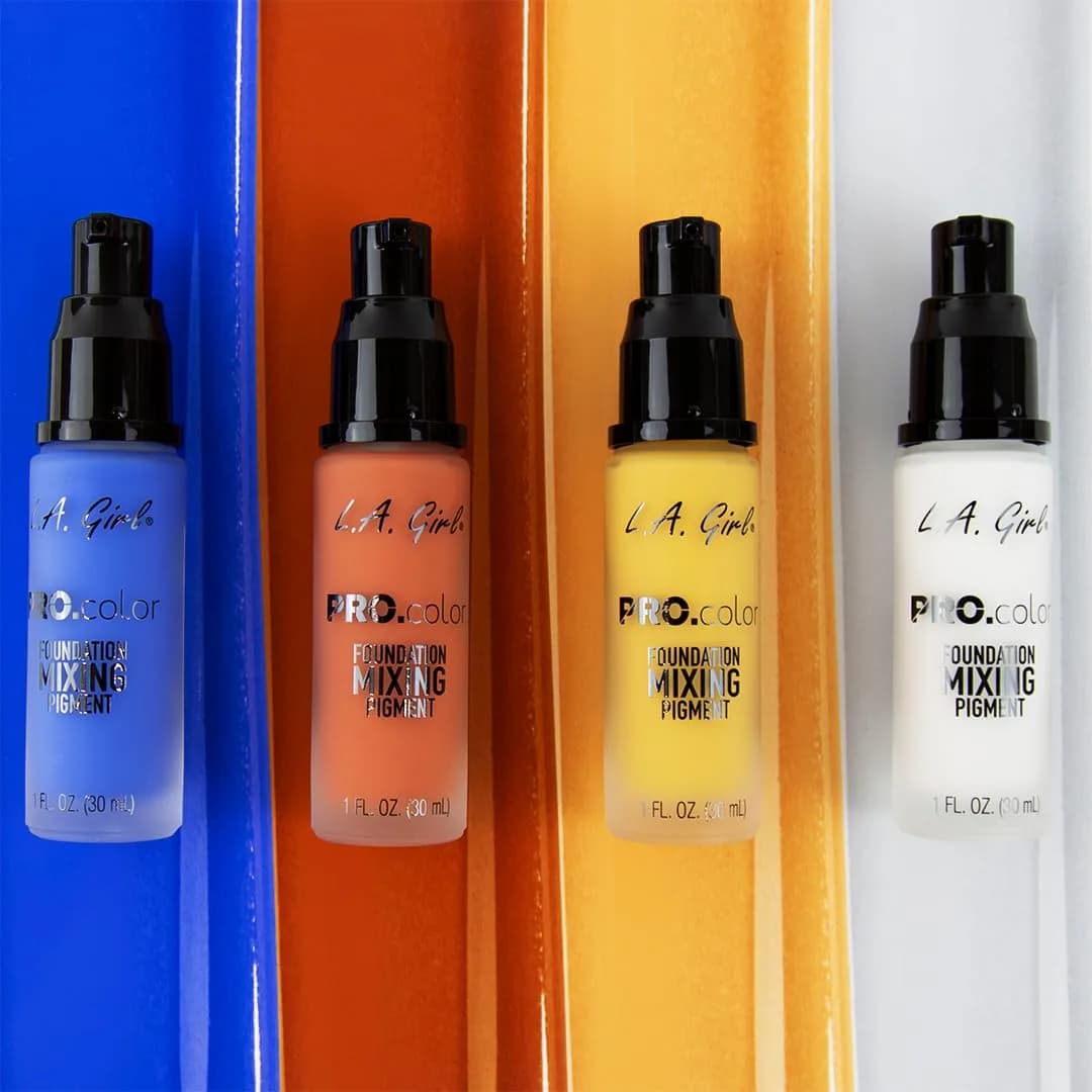 L.A. Girl PRO.color Blue Foundation Mixing Pigment 29.5ml (1 Fl Oz) | Color Correcting for All Skin Tones - view 3