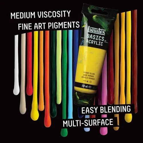 Liquitex BASICS Acrylic Paint, Hooker’s Green Hue Permanent, 8.5 fl oz (250 ml) | Artist Grade, Non-Toxic thumbnail 4