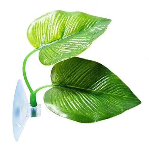 CousDUoBe Betta Fish Leaf Pad with Sucker | Realistic Style Aquarium Decor (1 Pack) thumbnail 6