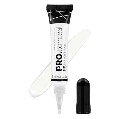 L.A. Girl HD Pro Conceal Corrector Flat White GC968 8.28ml (0.28 Fl Oz) | Professional Creamy Coverage thumbnail 1