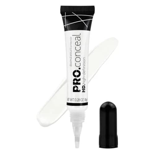 L.A. Girl HD Pro Conceal Corrector Flat White GC968 8.28ml (0.28 Fl Oz) | Professional Creamy Coverage thumbnail 2