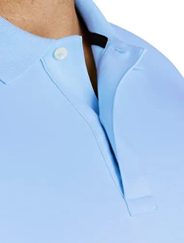 Nautica Classic Fit Short Sleeve Polo Shirt in Noon Blue | Lightweight Cotton for Warm Weather (70-120 chars) thumbnail 4
