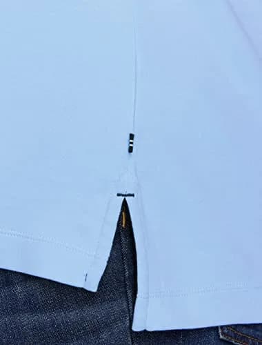 Nautica Classic Fit Short Sleeve Polo Shirt in Noon Blue | Lightweight Cotton for Warm Weather (70-120 chars) thumbnail 3