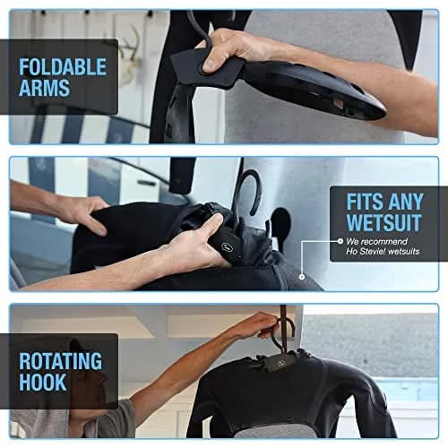 Ho Stevie! Wetsuit Hanger - Support & Fast Drying, Vented Shoulder for All Wetsuits thumbnail 6