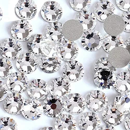 Onwon Clear Crystal Flat Back Rhinestones SS16 / 4mm | 1440 Pieces Glass Craft Gems thumbnail 1
